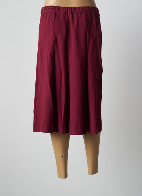 Fustă midi roșu SPARKZ femeie