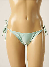 Chiloți de baie țesătură satinată bikini verde BARTS femme