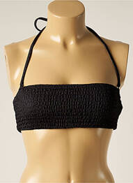 Sutien de costum de baie elasticitate top bentiță negru BARTS femme