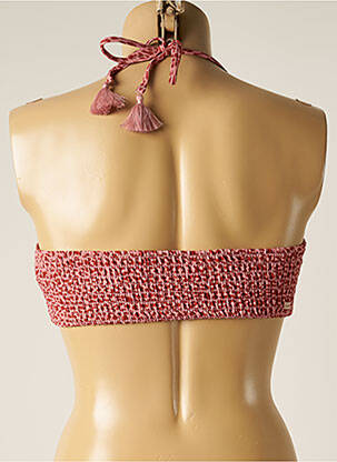 Sutien de costum de baie elasticitate top bentiță roz BARTS femeie