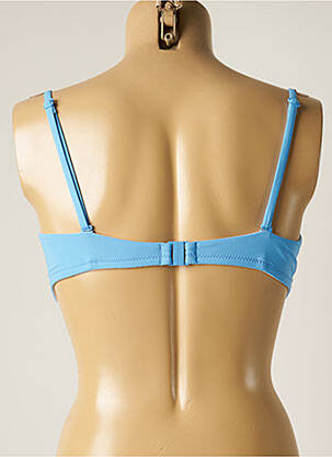 Sutien de costum de baie elasticitate sutien balconet cu decolteu înalt albastru BARTS femeie