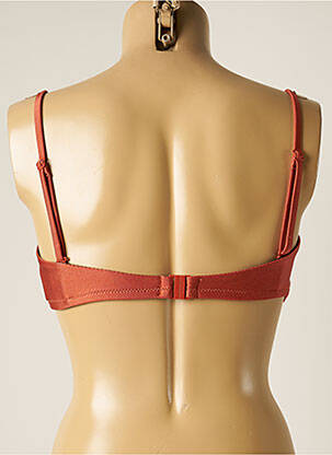 Sutien de costum de baie elasticitate sutien balconet cu decolteu înalt maro BARTS femeie