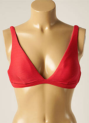 Sutien de costum de baie top triunghiuri top triunghiuri roșu BARTS femeie