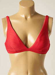 Sutien de costum de baie top triunghiuri top triunghiuri roșu BARTS femme