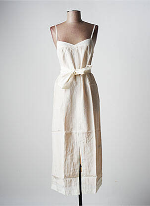 Rochie lungă bej ETAM femeie