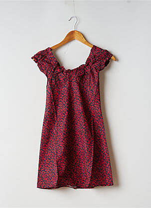 Rochie scurtă fără mâneci fără mâneci roșu LAAGAM femeie
