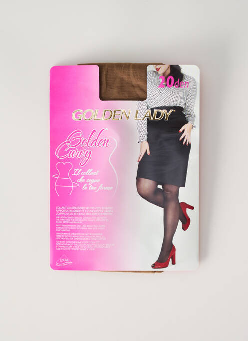 Colanți maro GOLDEN LADY femeie