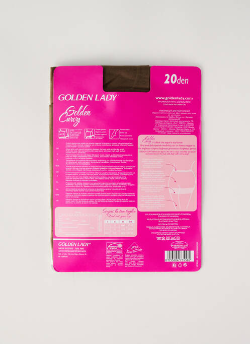 Colanți maro GOLDEN LADY femeie