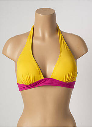 Sutien de costum de baie top sutien modelat top sutien modelat galben AUBADE femeie
