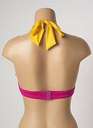 Sutien de costum de baie top sutien modelat top sutien modelat galben AUBADE femeie