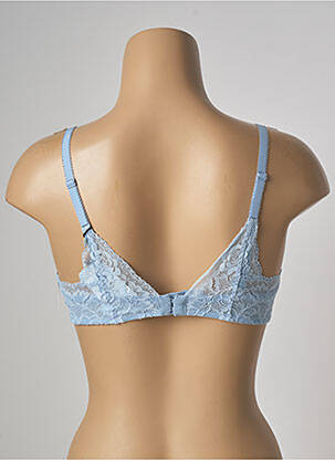 Sutien efect material satinat top sutien modelat albastru AUBADE femeie