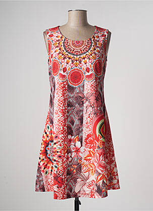 Rochie midi roșu MULTIPLES femeie