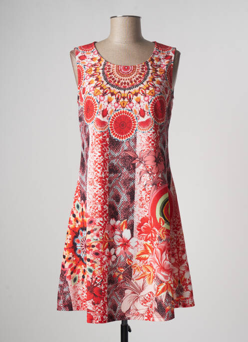 Rochie midi roșu MULTIPLES femeie