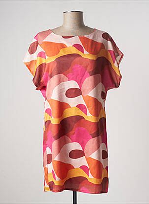 Tunică mâneci scurte portocaliu MULTIPLES femeie