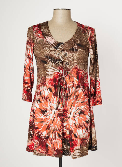 Rochie midi maro MULTIPLES femeie