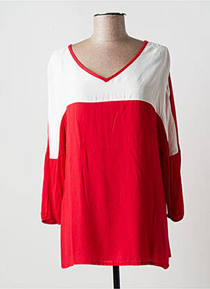 Tunică mâneci lungi roșu MULTIPLES femeie