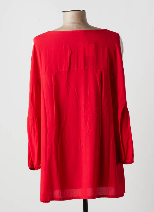 Tunică mâneci lungi roșu MULTIPLES femeie