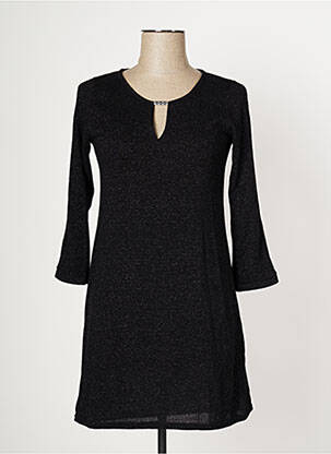 Rochie pulover croială dreaptă mâneci lungi negru MULTIPLES femeie