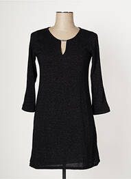 Rochie pulover croială dreaptă mâneci lungi negru MULTIPLES femeie