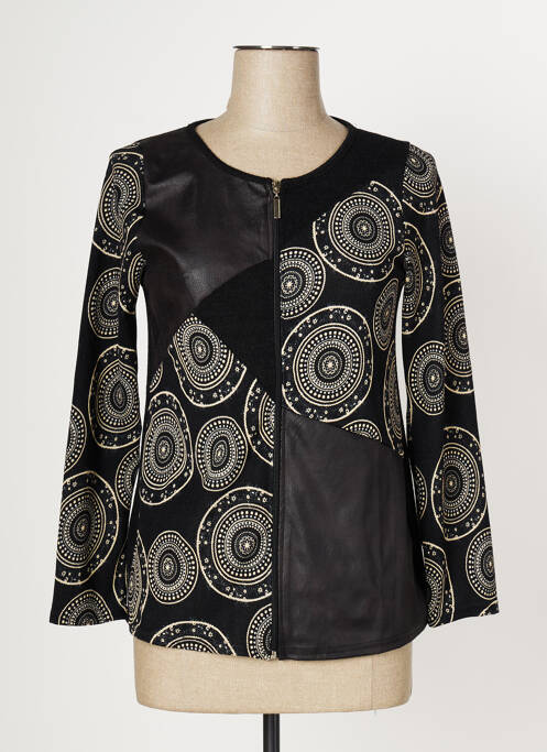 Vestă cu mâneci lungi negru MULTIPLES femeie