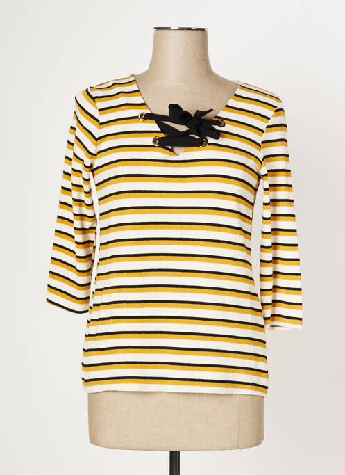 Top galben MULTIPLES femeie