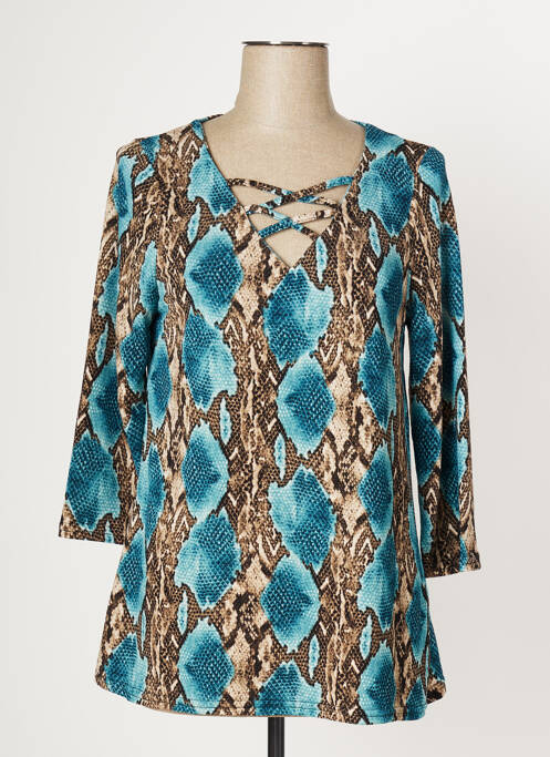 Tunică mâneci lungi albastru MULTIPLES femeie