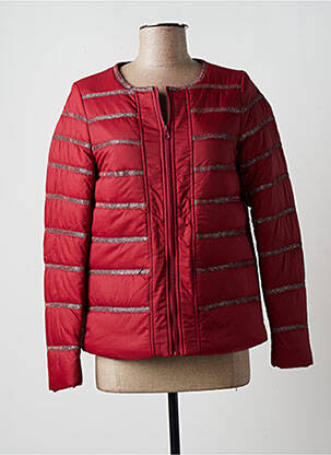 Geacă matlasată buzunare fără glugă roșu MULTIPLES femme