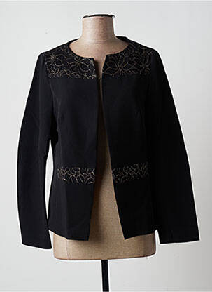 Jachete casual guler rotund negru MULTIPLES femeie