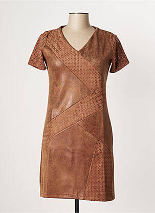 Rochie midi maro MULTIPLES femeie