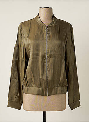 Jachete casual guler rotund verde MULTIPLES femeie