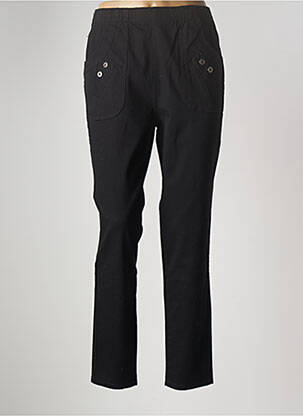 Pantalon slim talie elastică mărime normală negru MULTIPLES femeie
