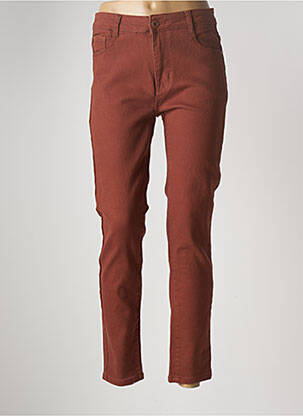 Pantalon slim maro MULTIPLES femeie
