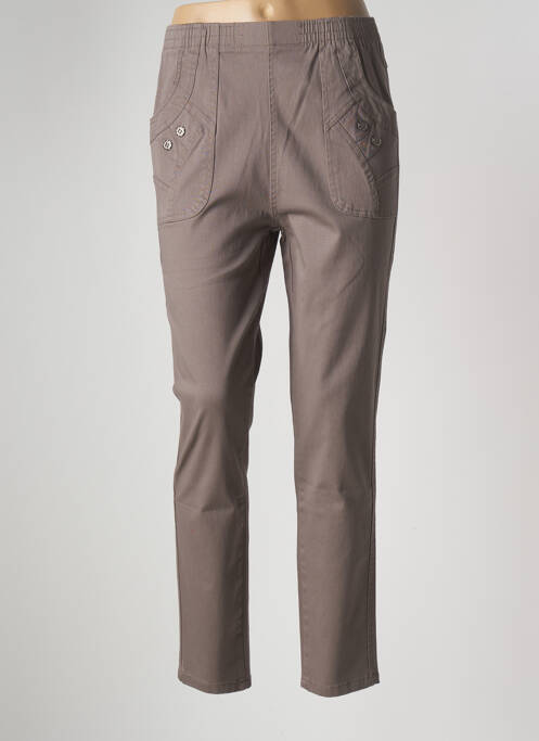 Pantalon slim maro MULTIPLES femeie