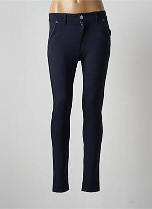 Pantalon slim albastru MULTIPLES femeie