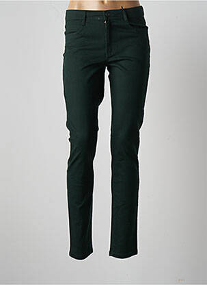 Pantalon slim elasticitate mărime normală verde MULTIPLES femeie