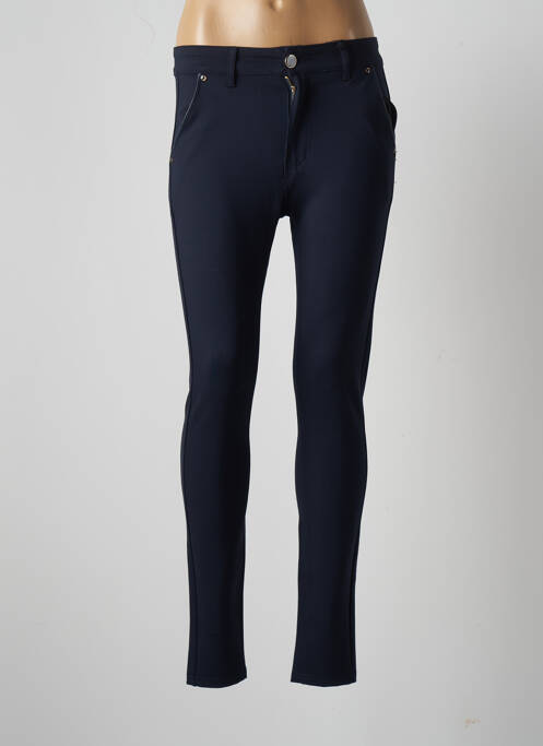 Pantalon slim albastru MULTIPLES femeie