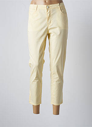 Pantalon 7/8 elasticitate galben MULTIPLES femeie
