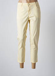 Pantalon 7/8 elasticitate galben MULTIPLES femeie
