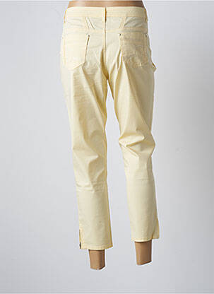 Pantalon 7/8 elasticitate galben MULTIPLES femeie