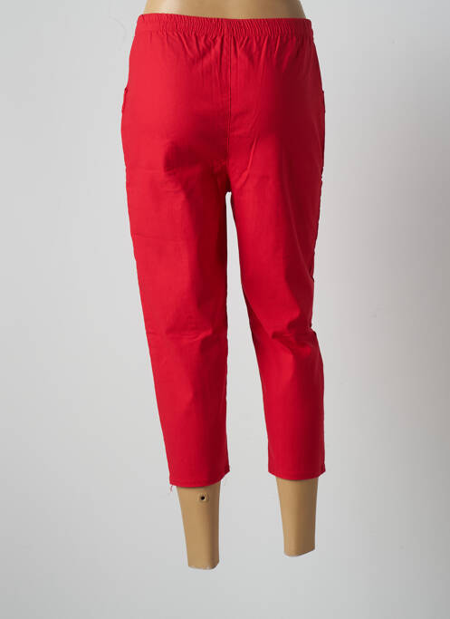 Pantalon trei sferturi roșu MULTIPLES femeie