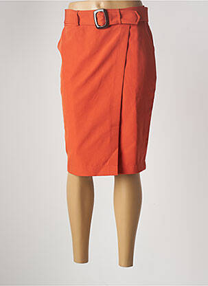 Fustă midi portocaliu MULTIPLES femeie