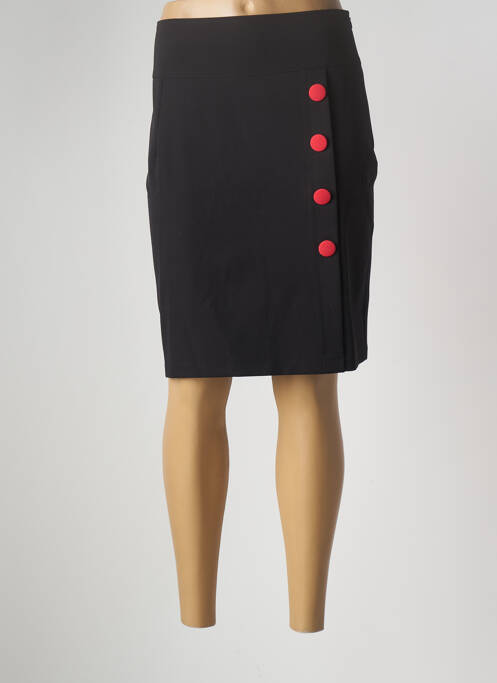 Fustă midi negru MULTIPLES femeie