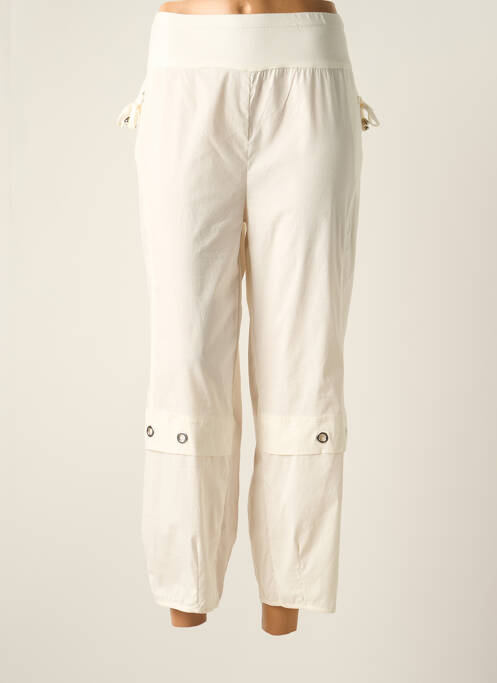 Pantalon trei sferturi bej MULTIPLES femeie