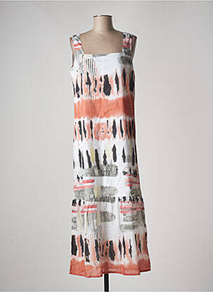 Rochie lungă portocaliu AGATHE & LOUISE femeie