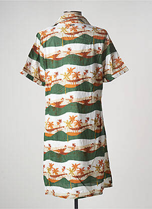 Rochie midi mâneci scurte mâneci scurte verde AGATHE & LOUISE femeie