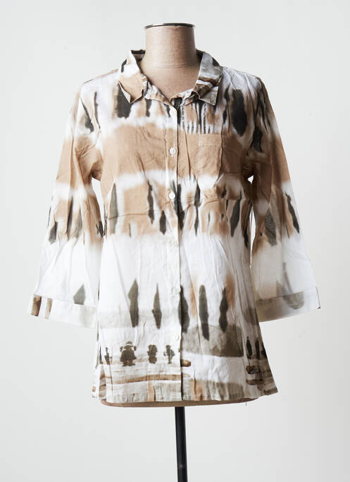 Tunică mâneci lungi bej AGATHE & LOUISE femeie