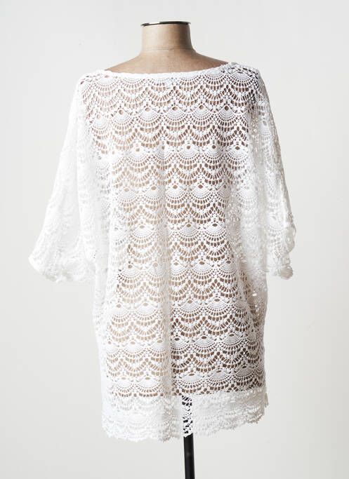 Tunică mâneci lungi alb AGATHE & LOUISE femeie