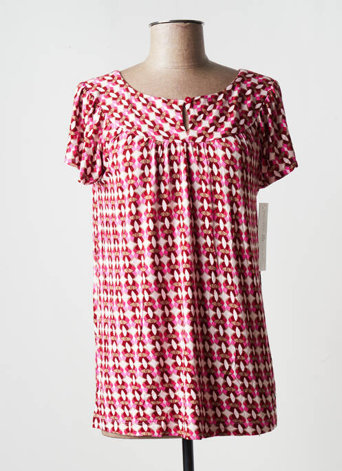 Tunică mâneci scurte roz AGATHE & LOUISE femeie