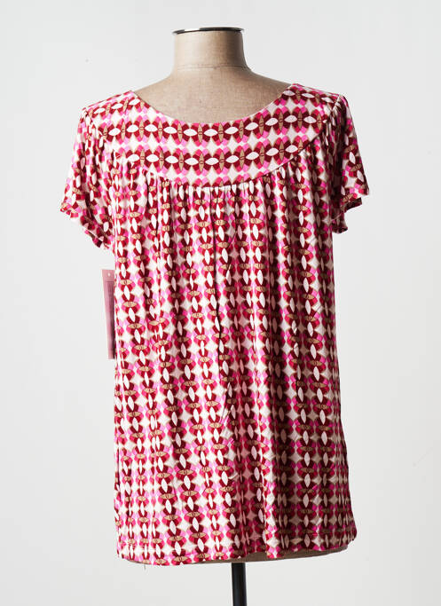 Tunică mâneci scurte roz AGATHE & LOUISE femeie