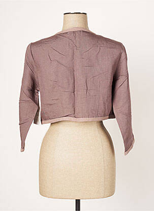 Bolero guler rotund maro AGATHE & LOUISE femeie
